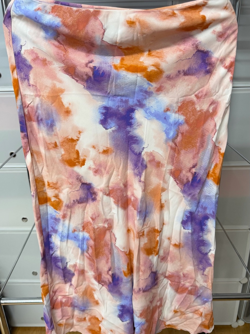 Forever 21 Watercolor Print Maxi Skirt